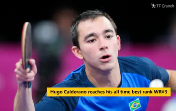 Hugo Calderano reaches his all time best world rank #3