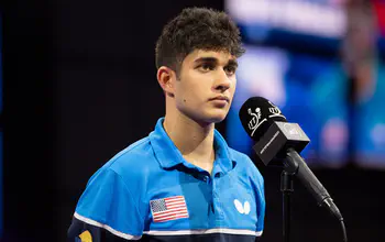 Why is Kanak Jha not playing in World Table tennis events?