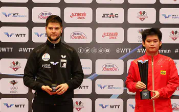 Lin Shidong defeats Dimitrij to wins WTT Contendar Amman 2023 title